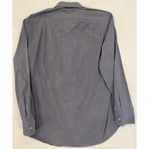 Men’s J Crew Ludlow Dress Shirt Size 15.5/33 Slim Fit Navy Check - Picture 6 of 8